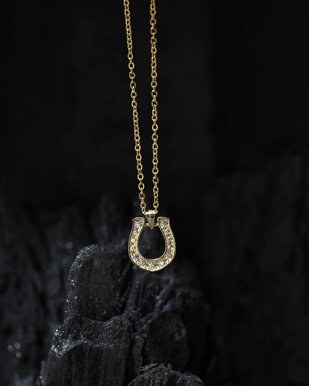 s925 horseshoe necklace #N61