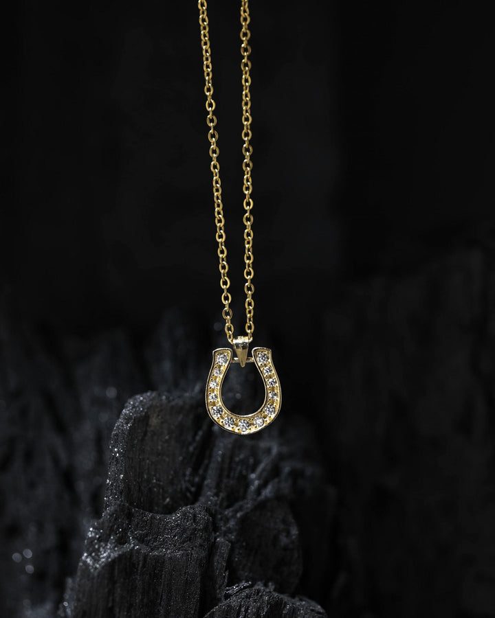 s925 horseshoe necklace #N61