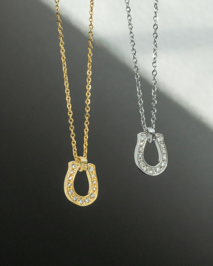 s925 horseshoe necklace #N61