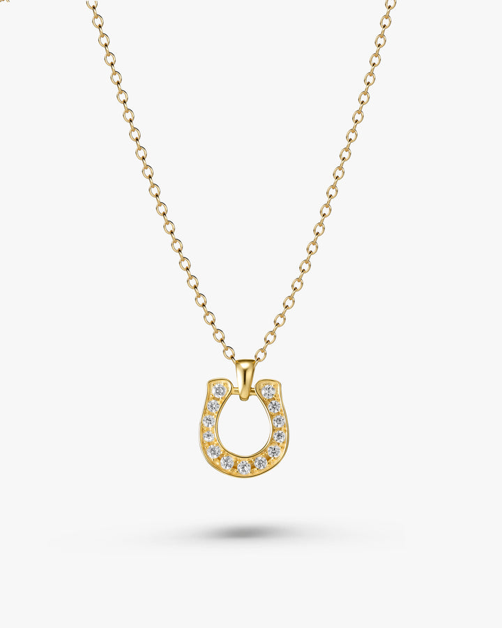 s925 horseshoe necklace #N61