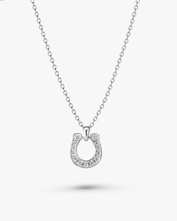 s925 horseshoe necklace #N61