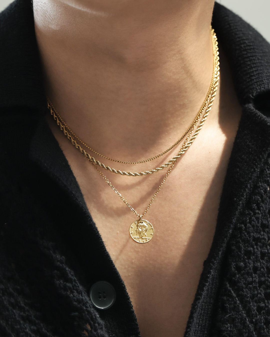 316L rope necklace #N64