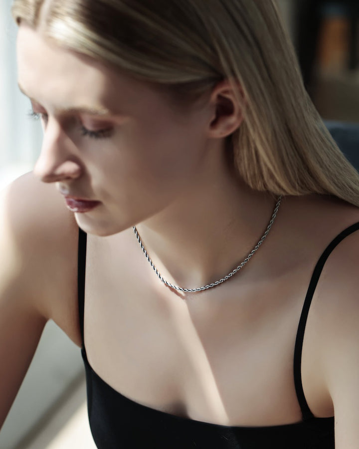 316L rope necklace #N64