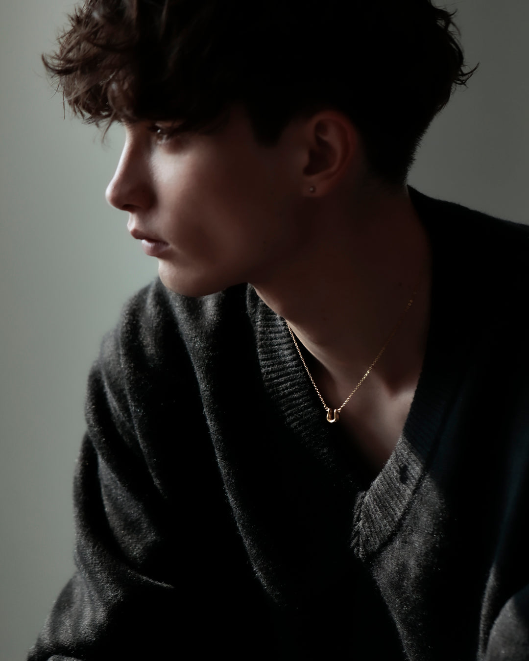316L horseshoe necklace #N65