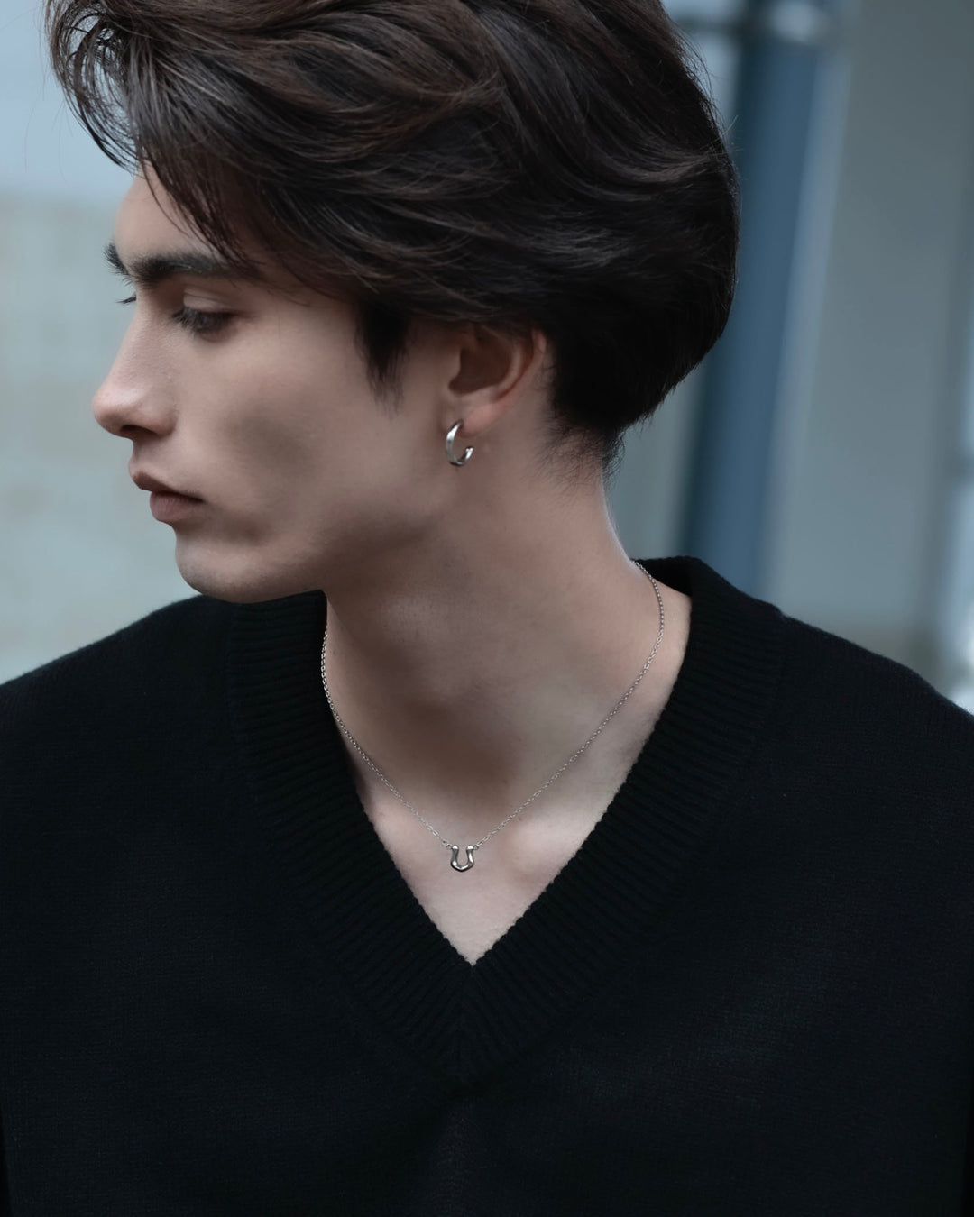 316L horseshoe necklace #N65