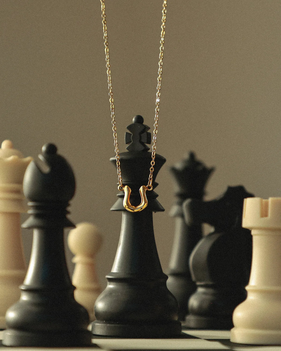 316L horseshoe necklace #N65