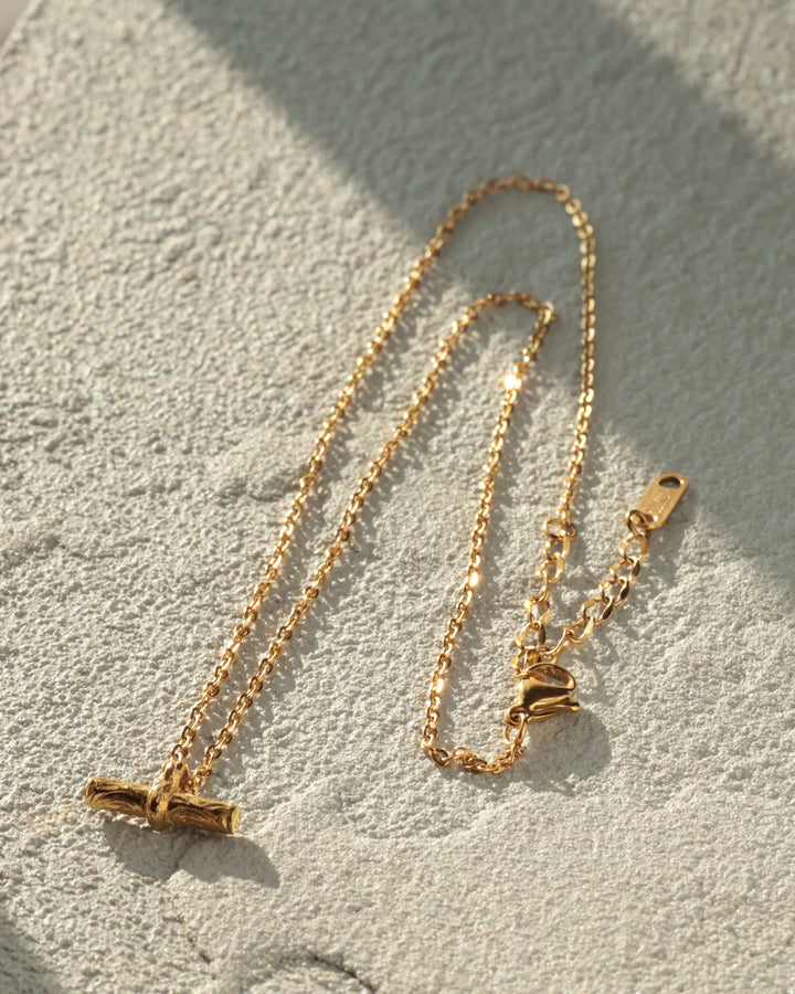 316L hawaiian t-bar necklace #N67