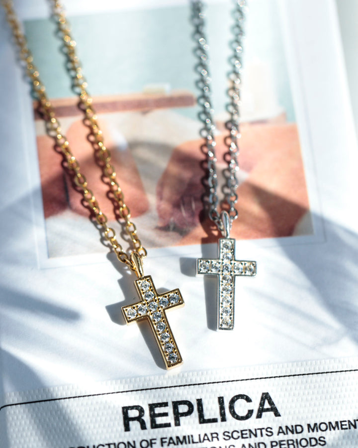 s925 cross necklace #N69