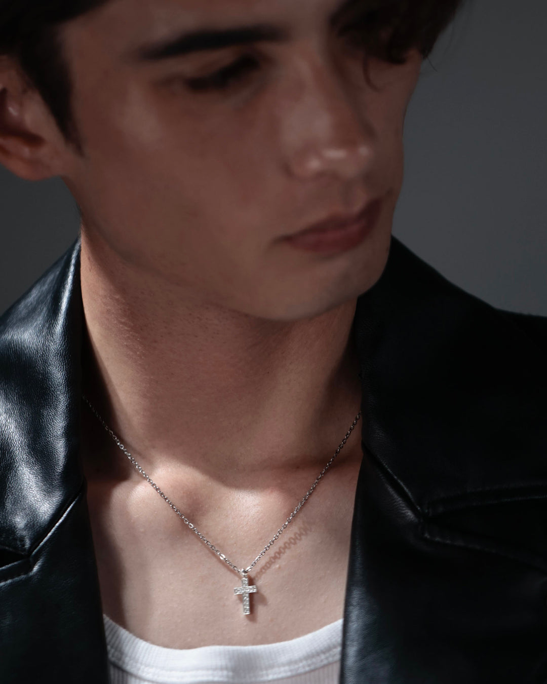 s925 cross necklace #N69