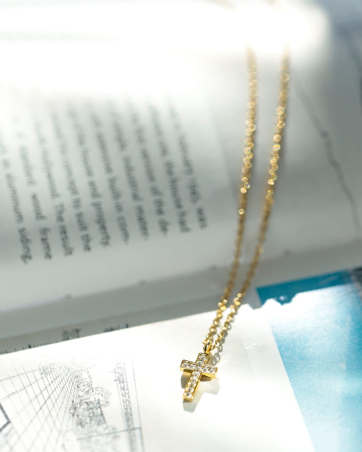 s925 cross necklace #N69