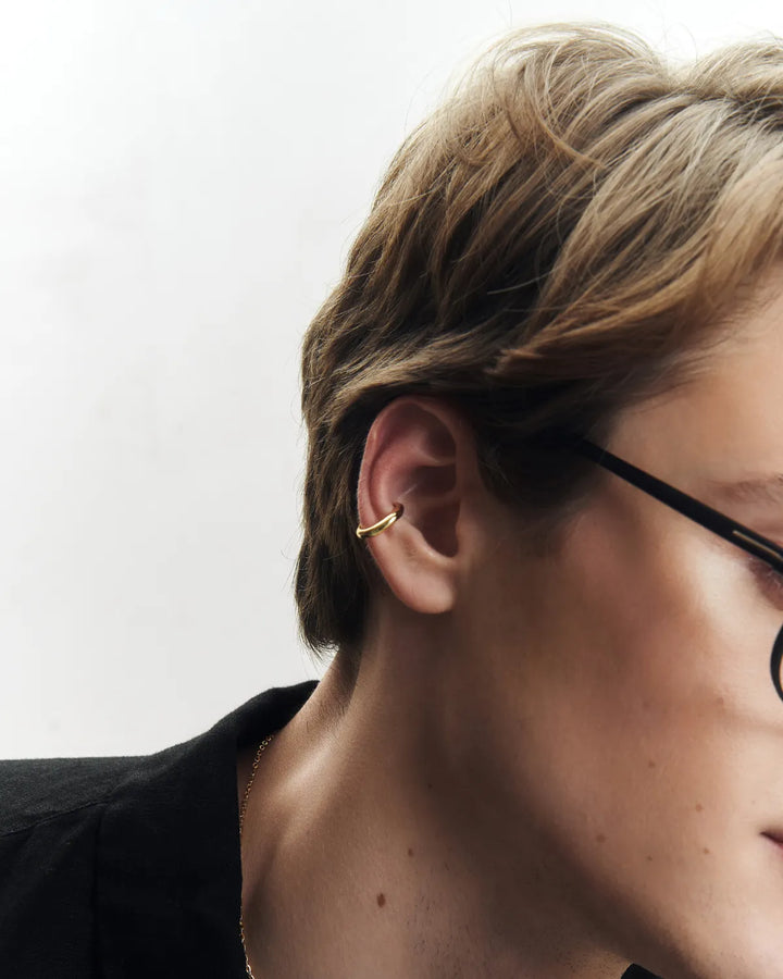 s925 line earcuff #P21