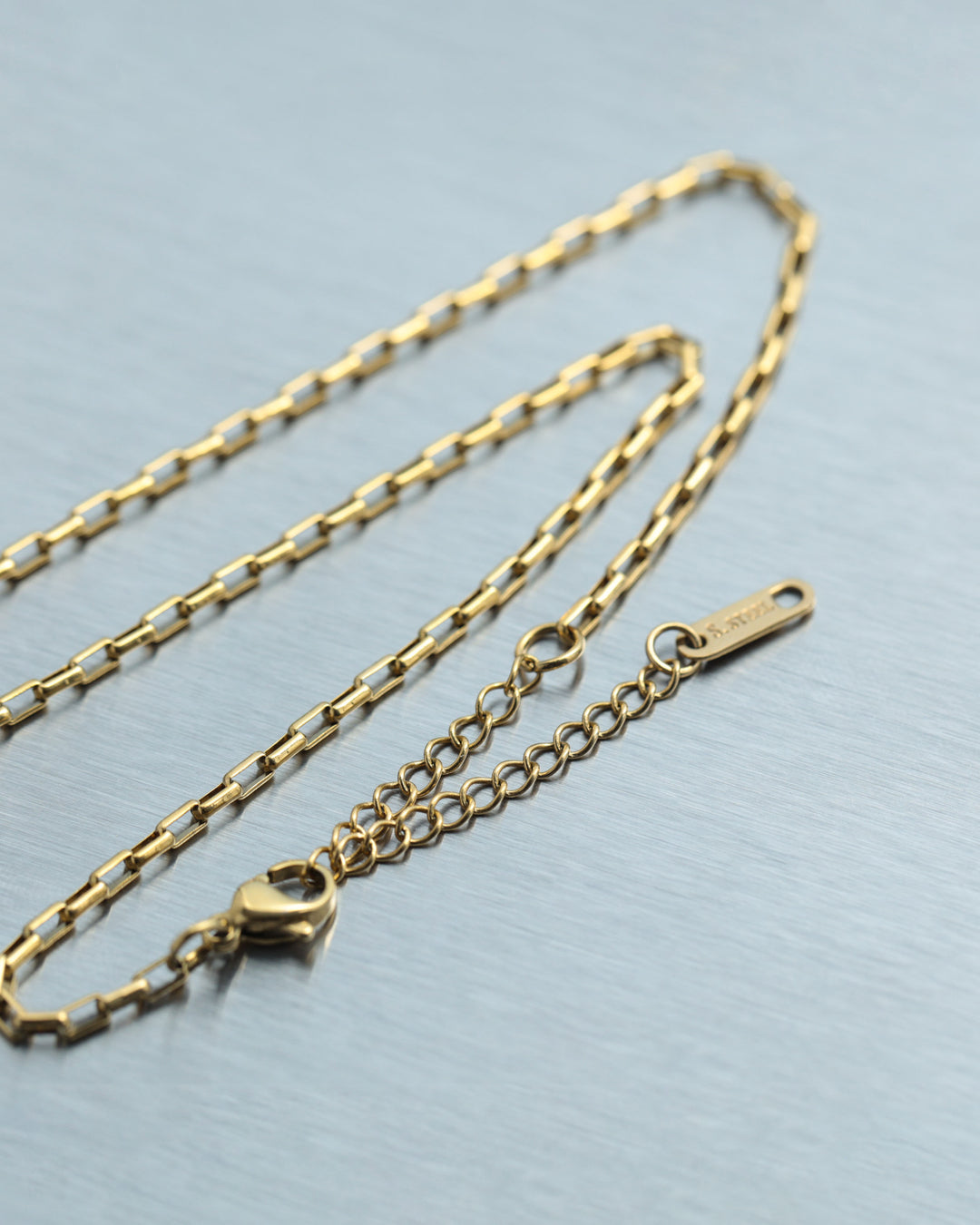 316L square chain necklace  #N70