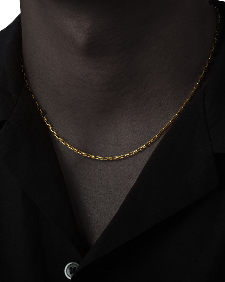 316L square chain necklace  #N70