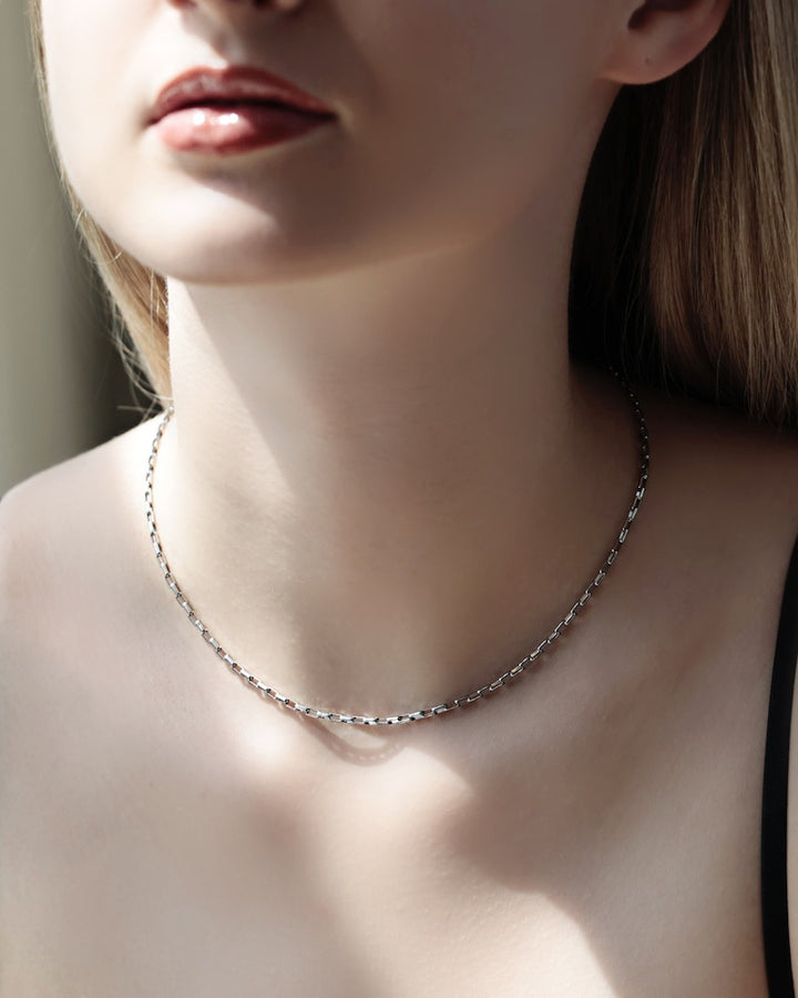 316L square chain necklace  #N70
