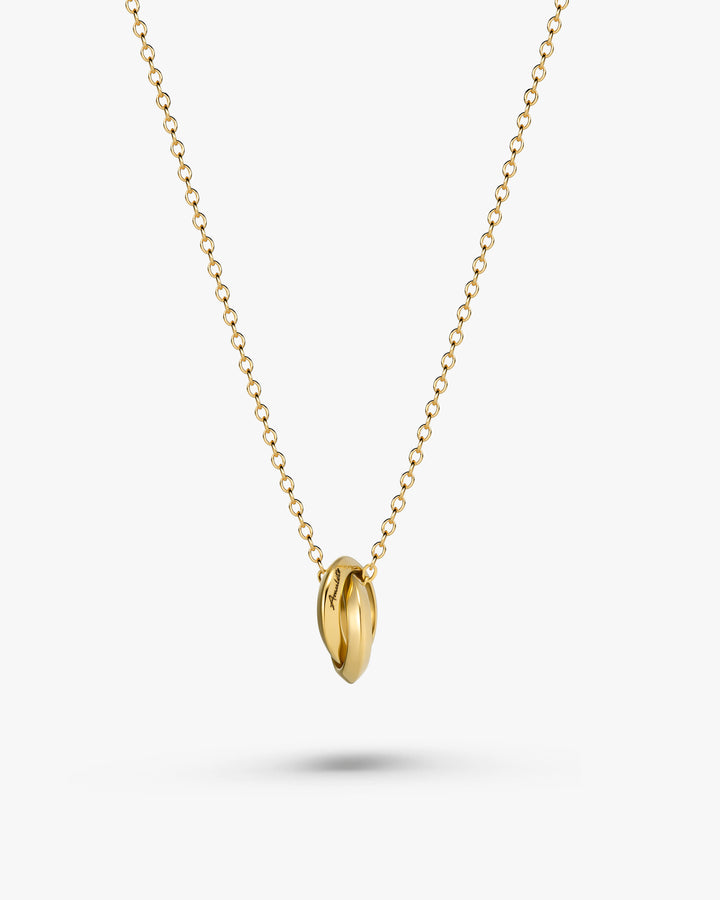 316L double ring necklace #N71