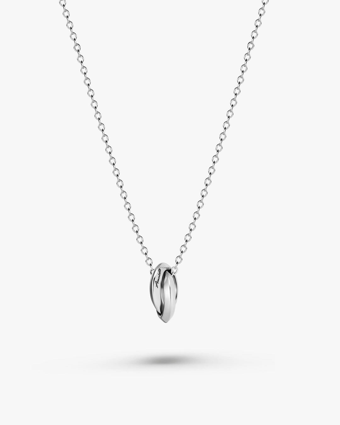 316L double ring necklace #N71