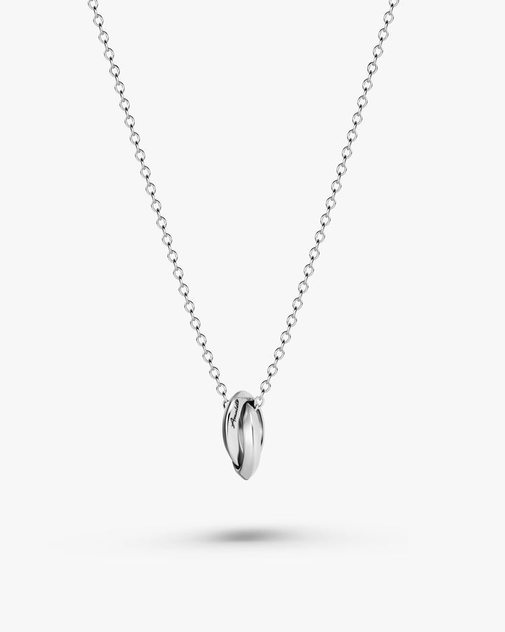 316L double ring necklace #N71