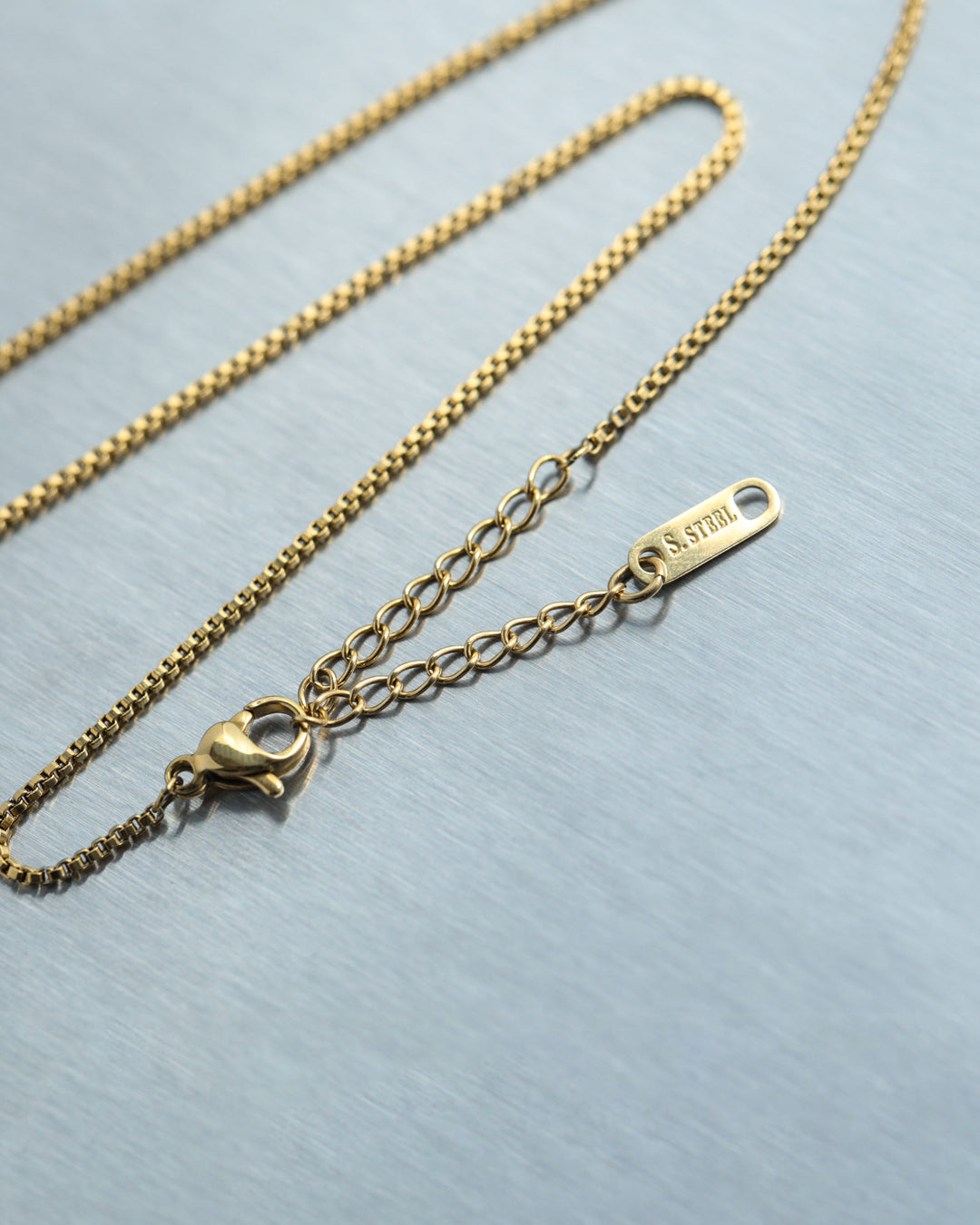 316L box chain necklace #N72