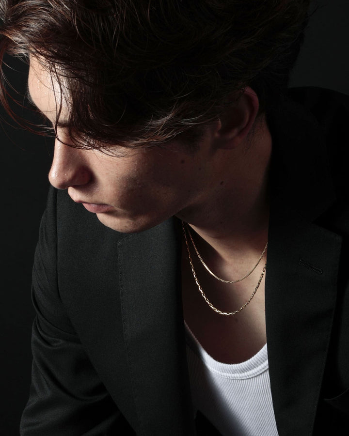 316L box chain necklace #N72