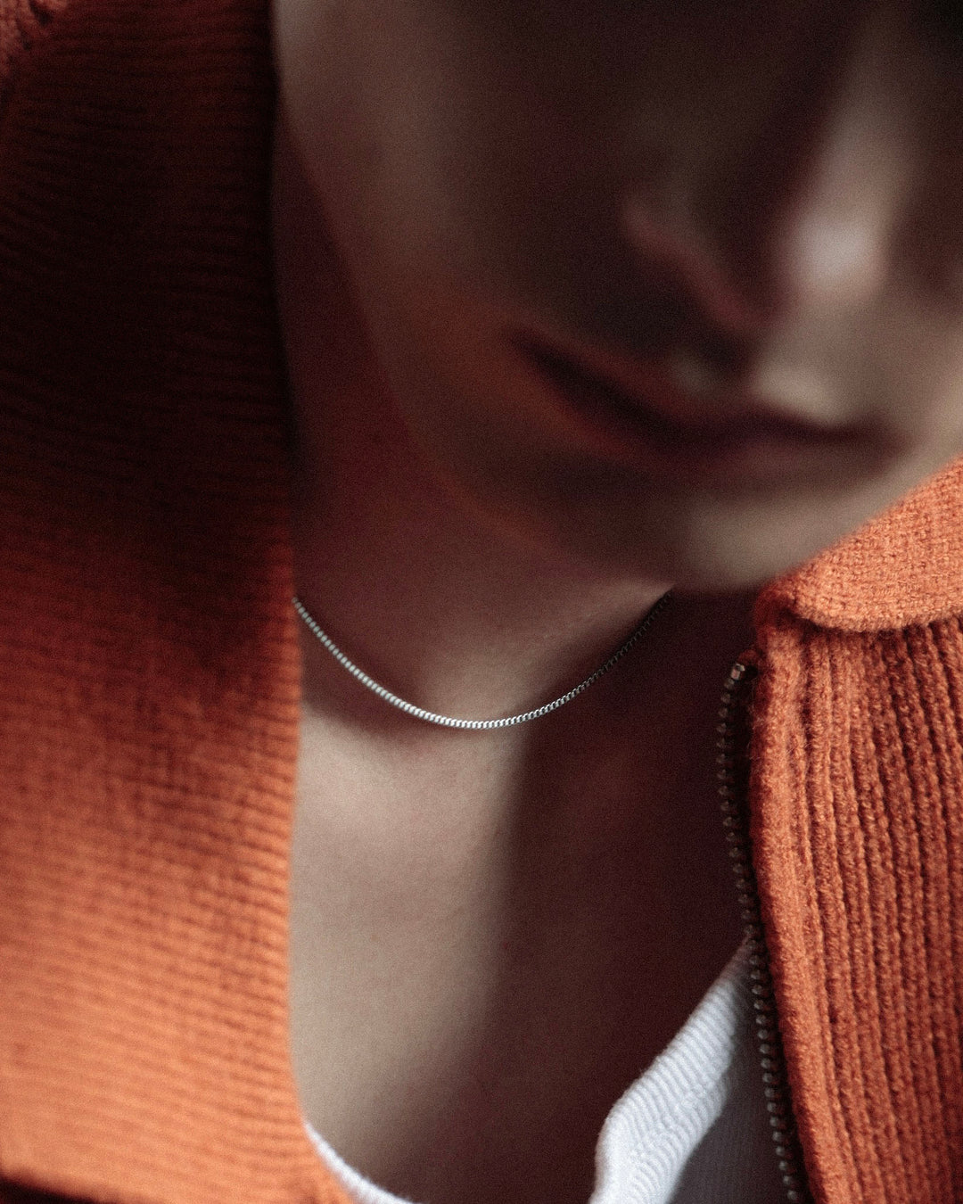 316L box chain necklace #N72