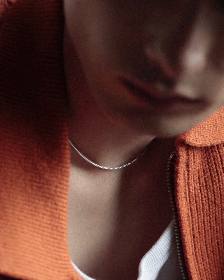 316L box chain necklace #N72
