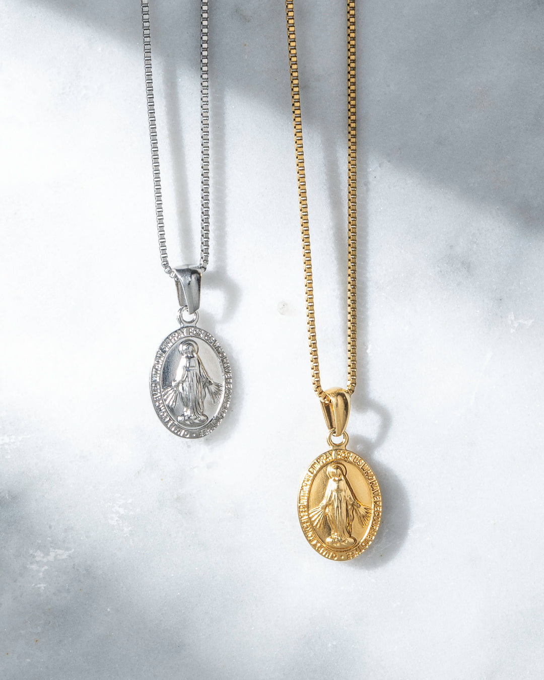 316L medai necklace #N73