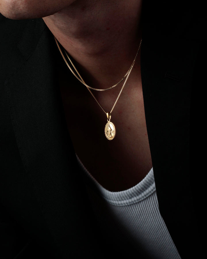 316L medai necklace #N73