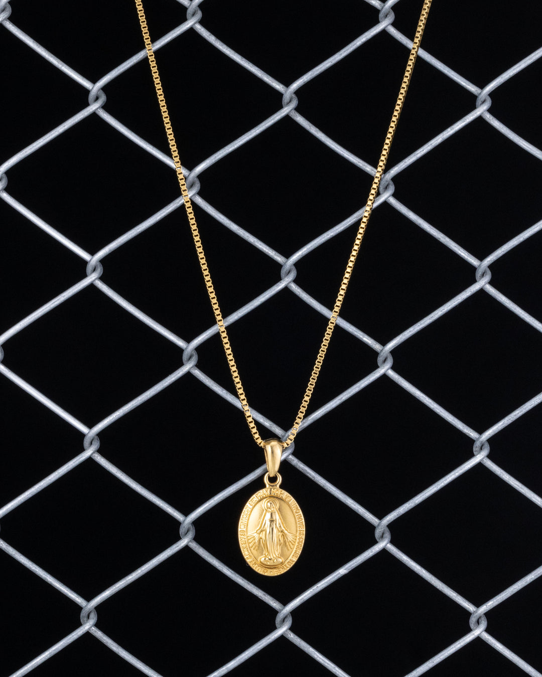 316L medai necklace #N73