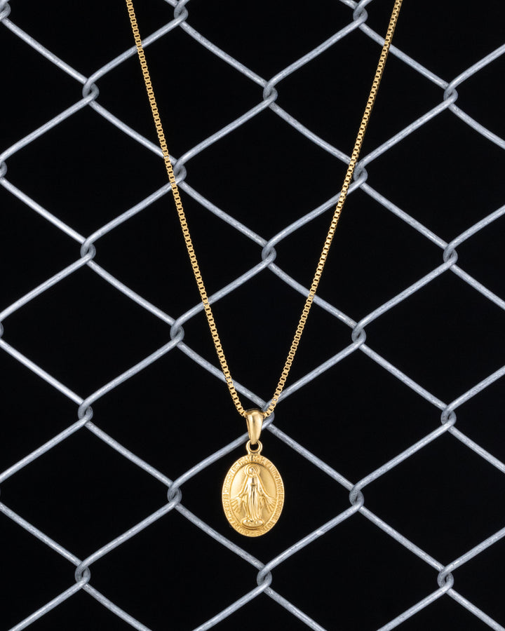 316L medai necklace #N73