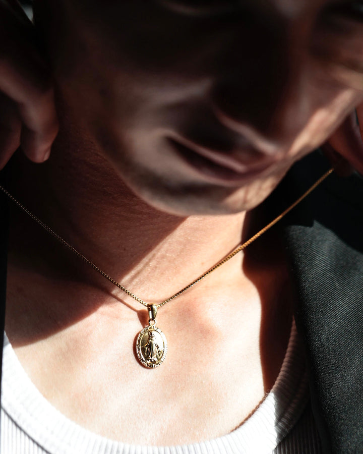 316L medai necklace #N73