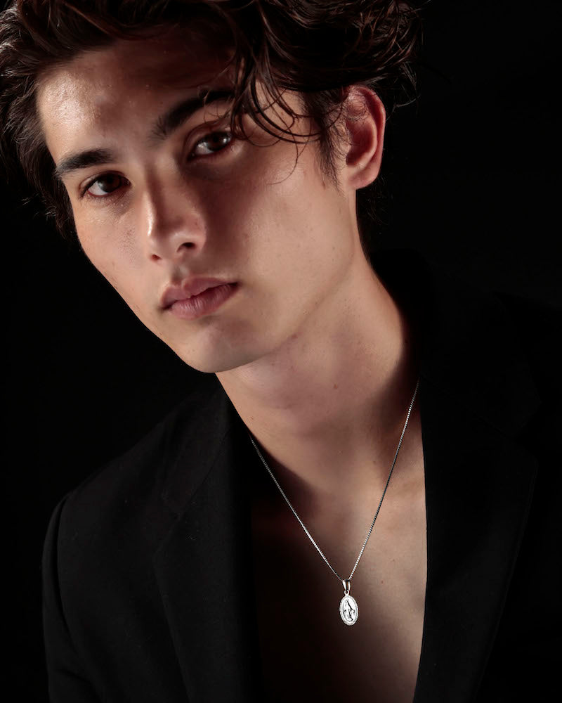 316L medai necklace #N73
