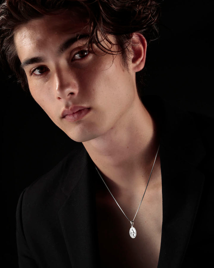 316L medai necklace #N73
