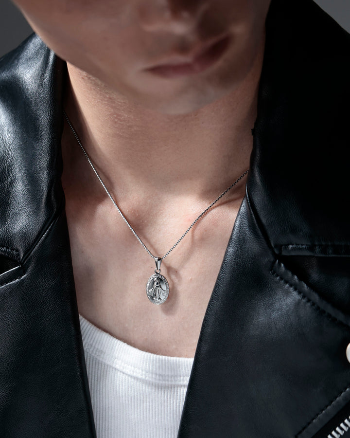 316L medai necklace #N73