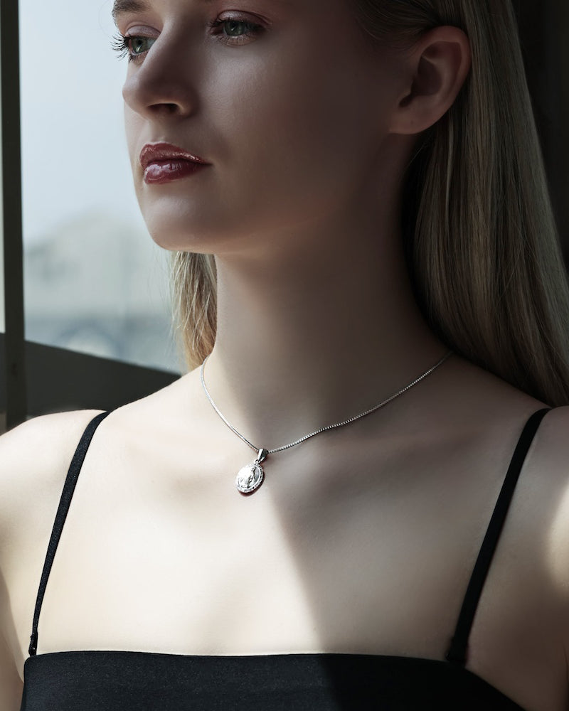 316L medai necklace #N73