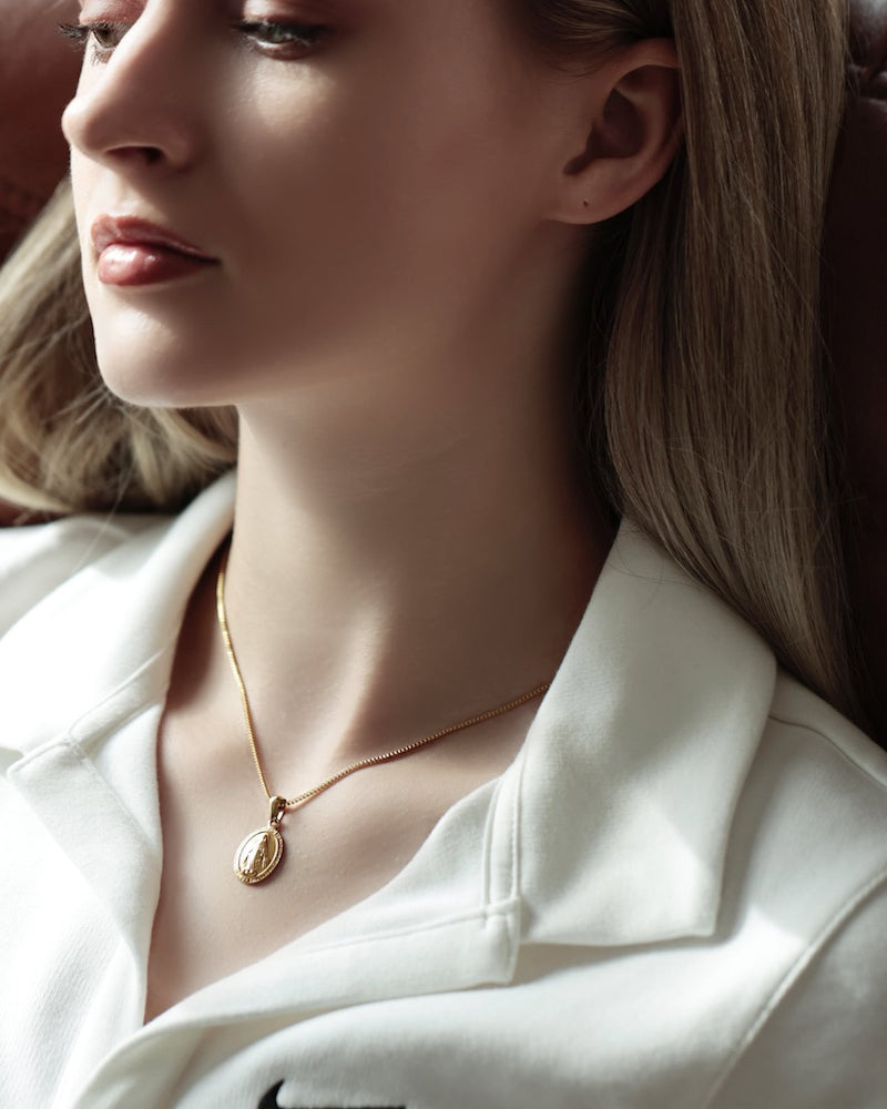 316L medai necklace #N73