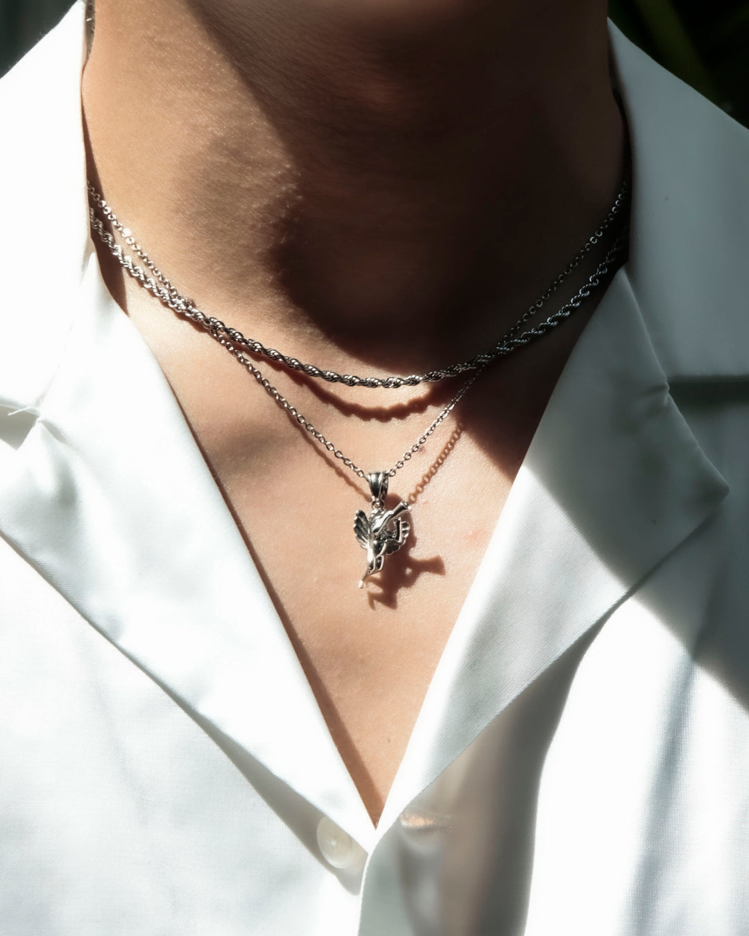 316L angel necklace #N74