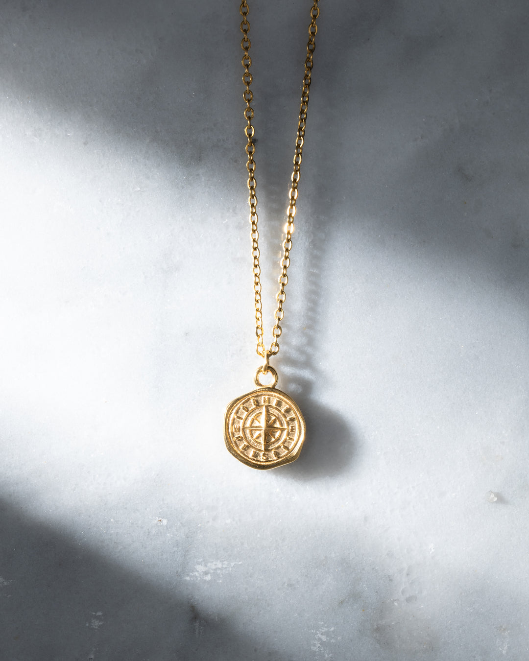 316L compass necklace #N75