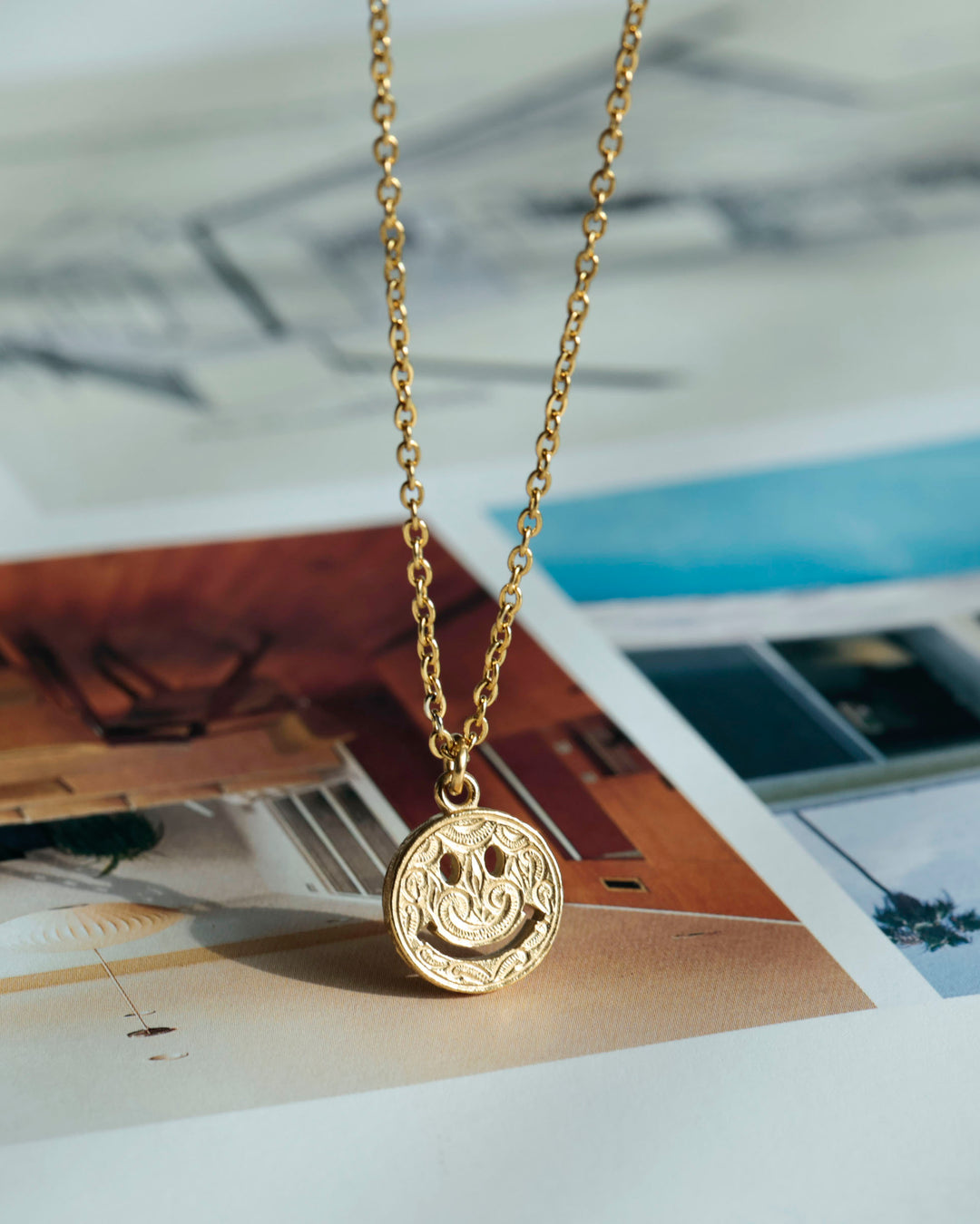 316L hawaiian smile necklace #N76