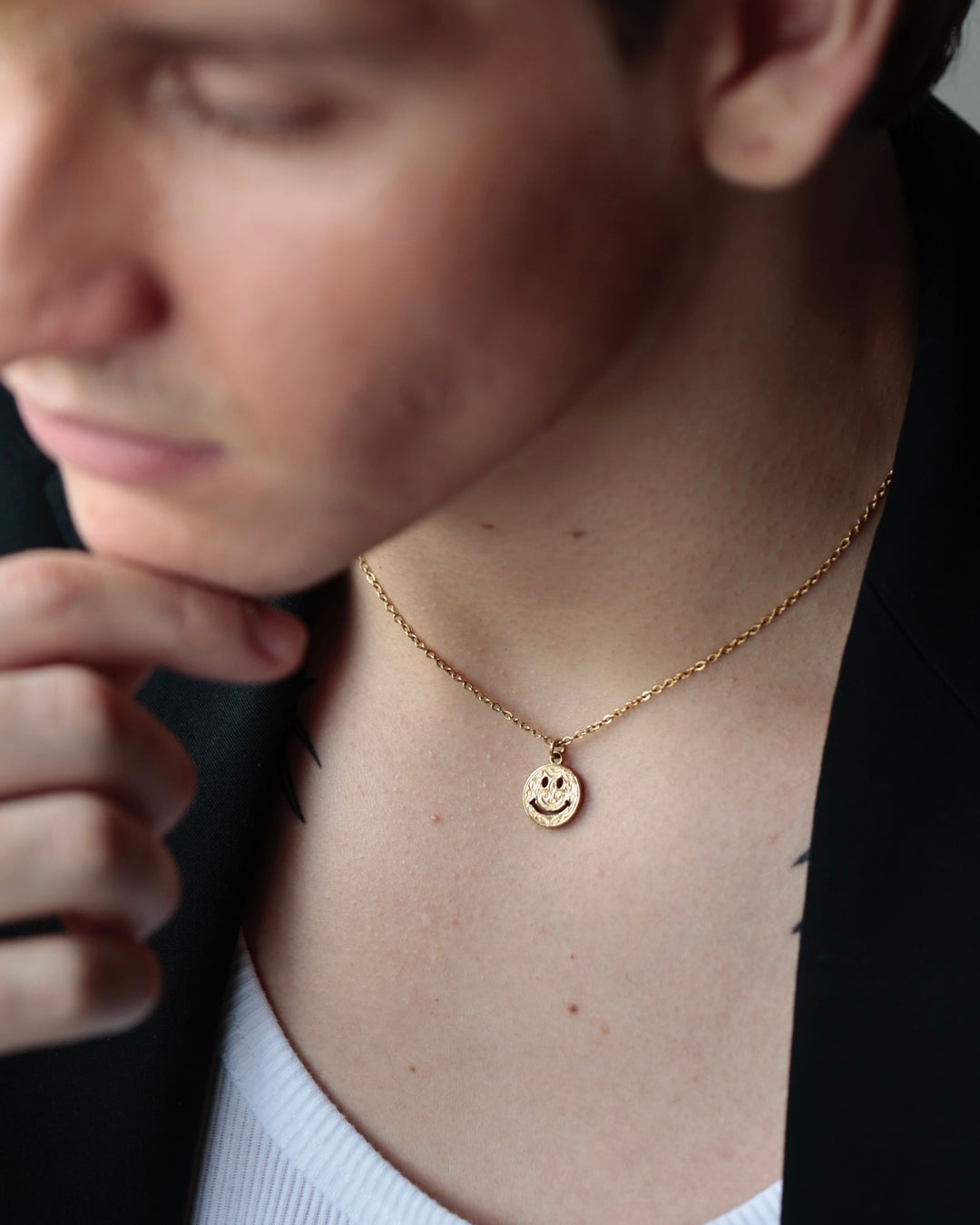 316L hawaiian smile necklace #N76