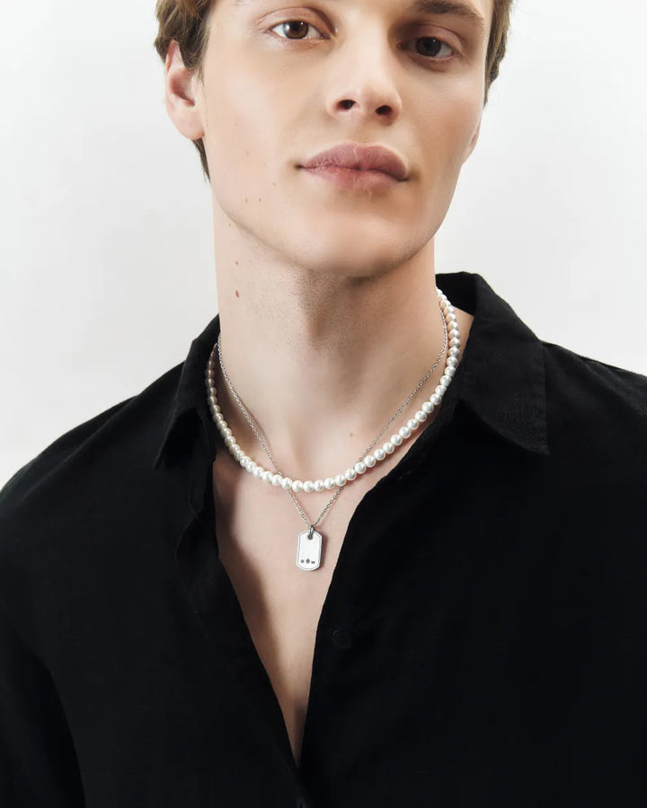316L dog tag necklace #N100