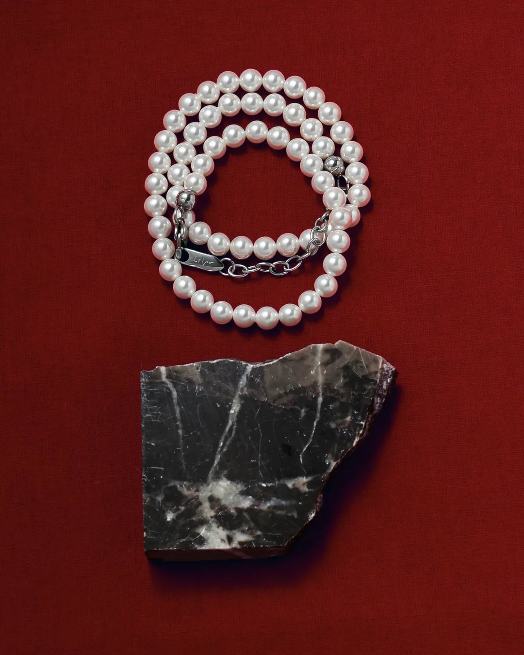 316L pearl necklace #N79