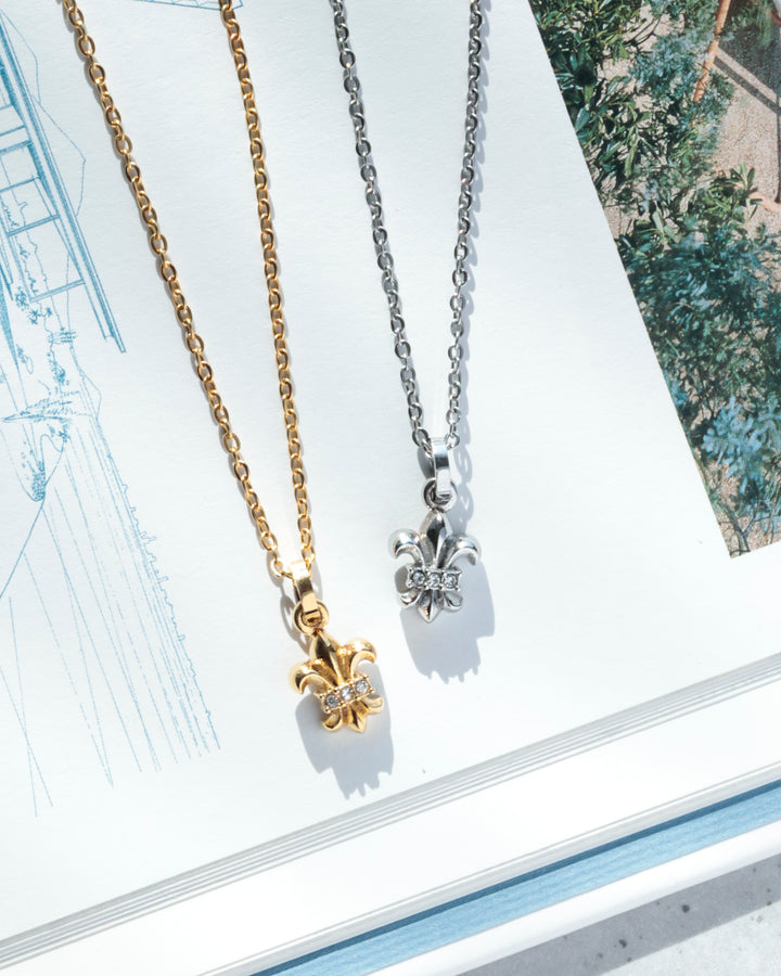 316L lily necklace #N81