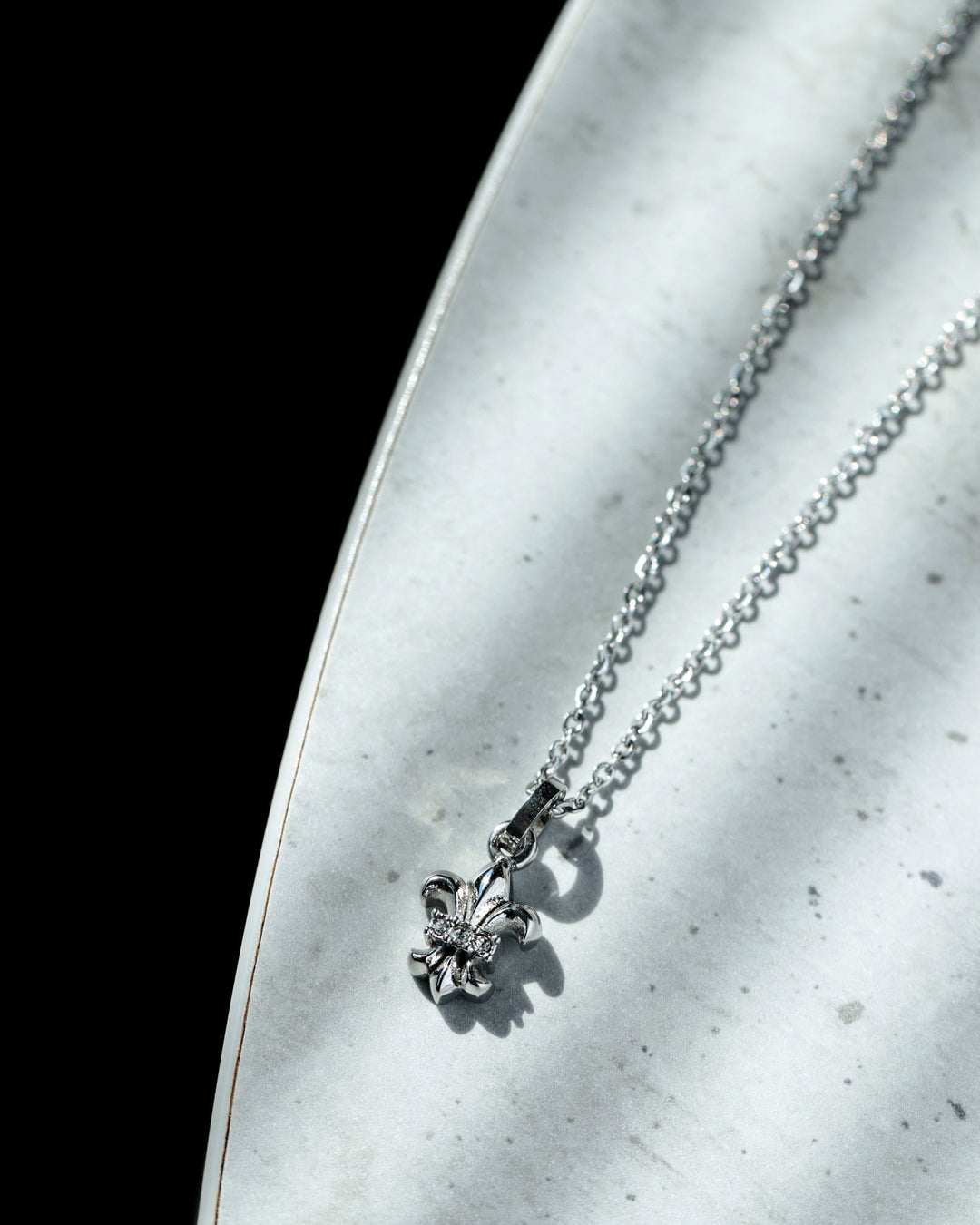 316L lily necklace #N81