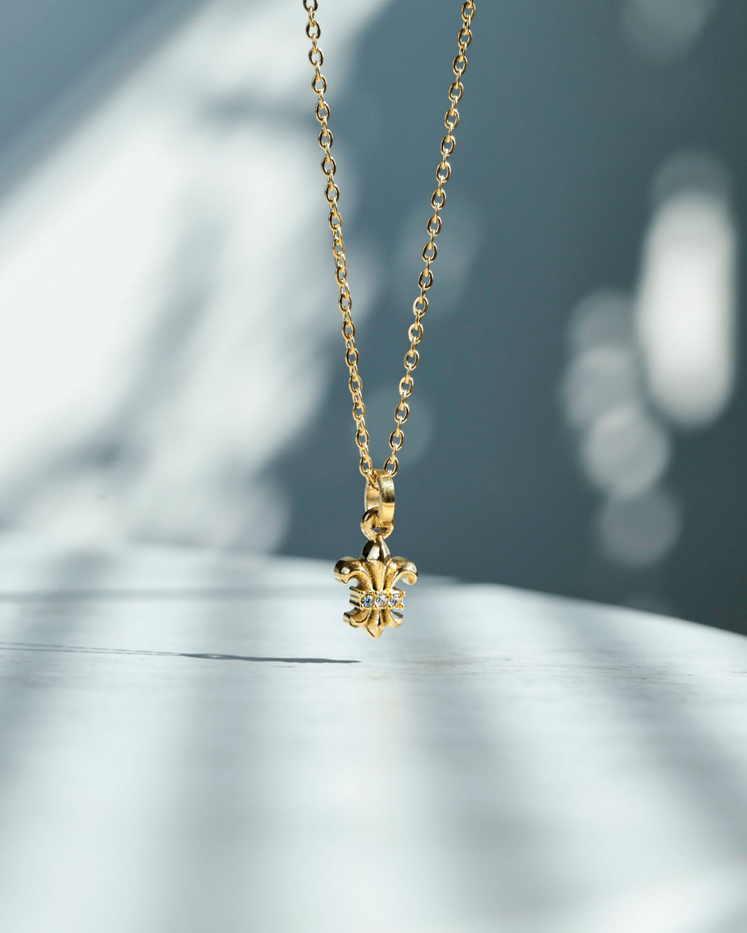316L lily necklace #N81
