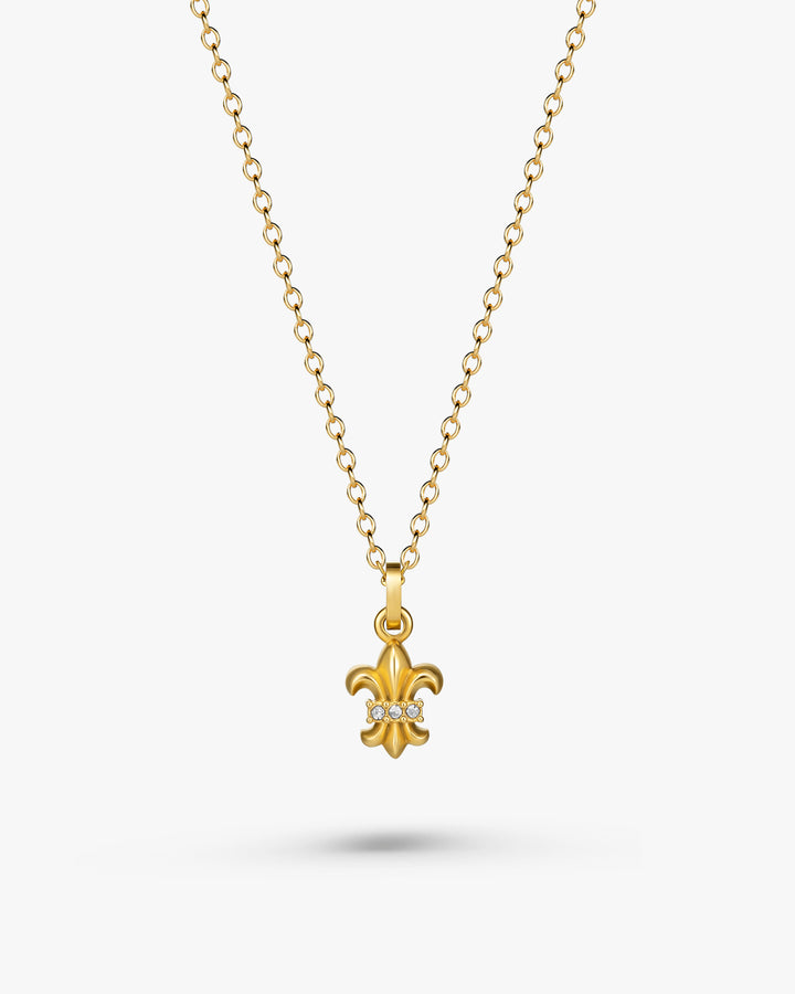 316L lily necklace #N81