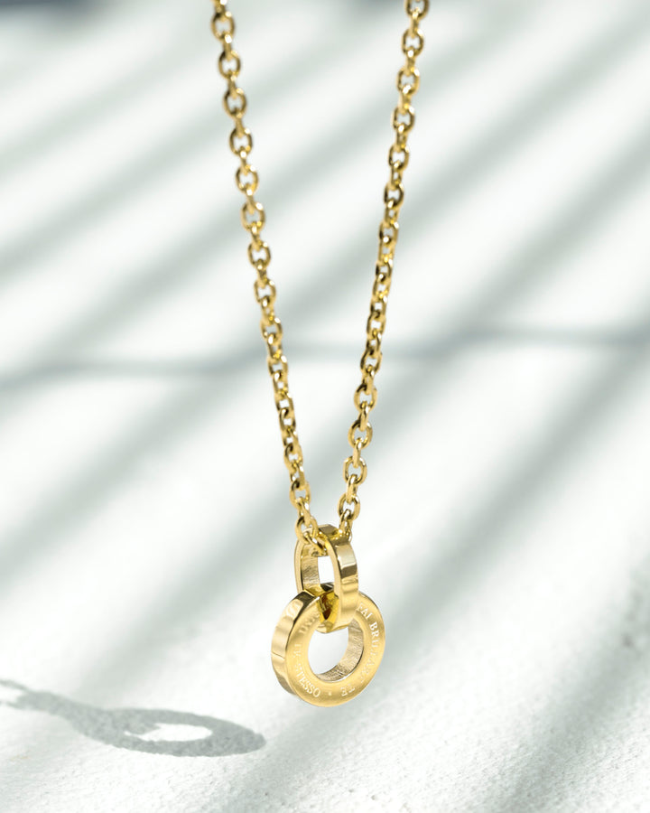 316L circle necklace #N82