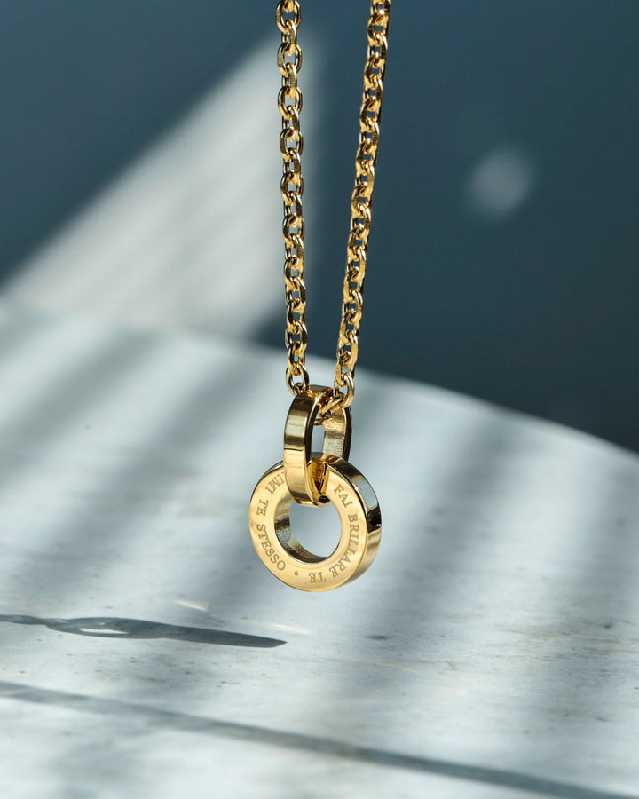 316L circle necklace #N82