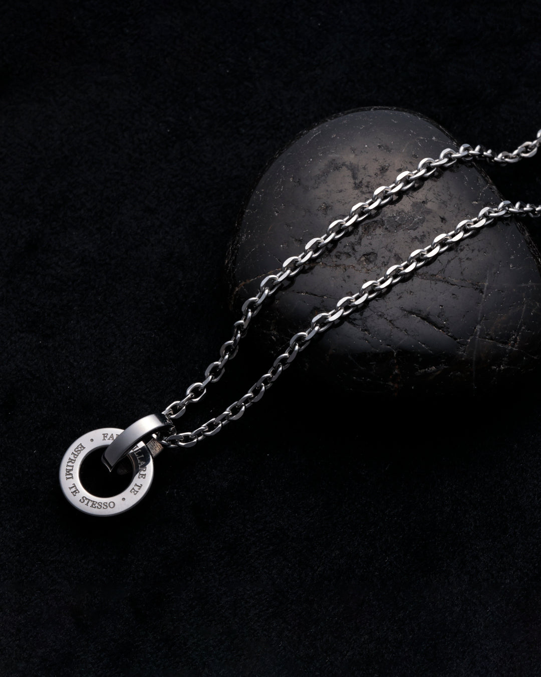 316L circle necklace #N82
