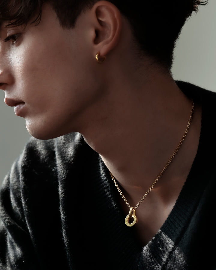 316L circle necklace #N82