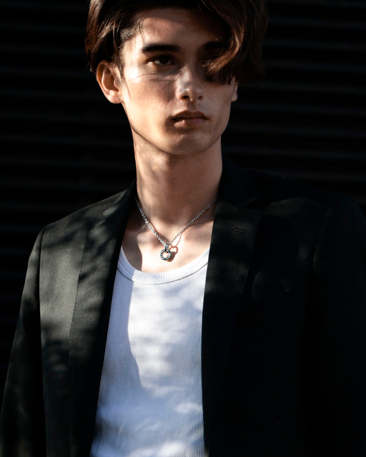 316L circle necklace #N82